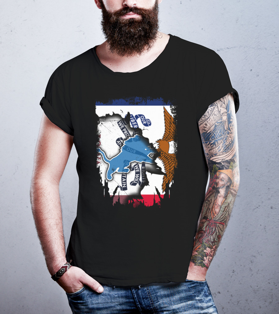 Detroit Lions Iowa Pride Clash T-Shirt