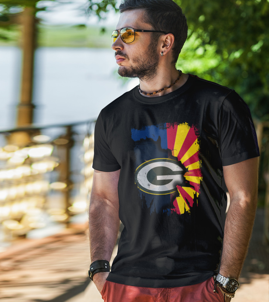 Together Arizona Green Bay Packers Fusion T-Shirt
