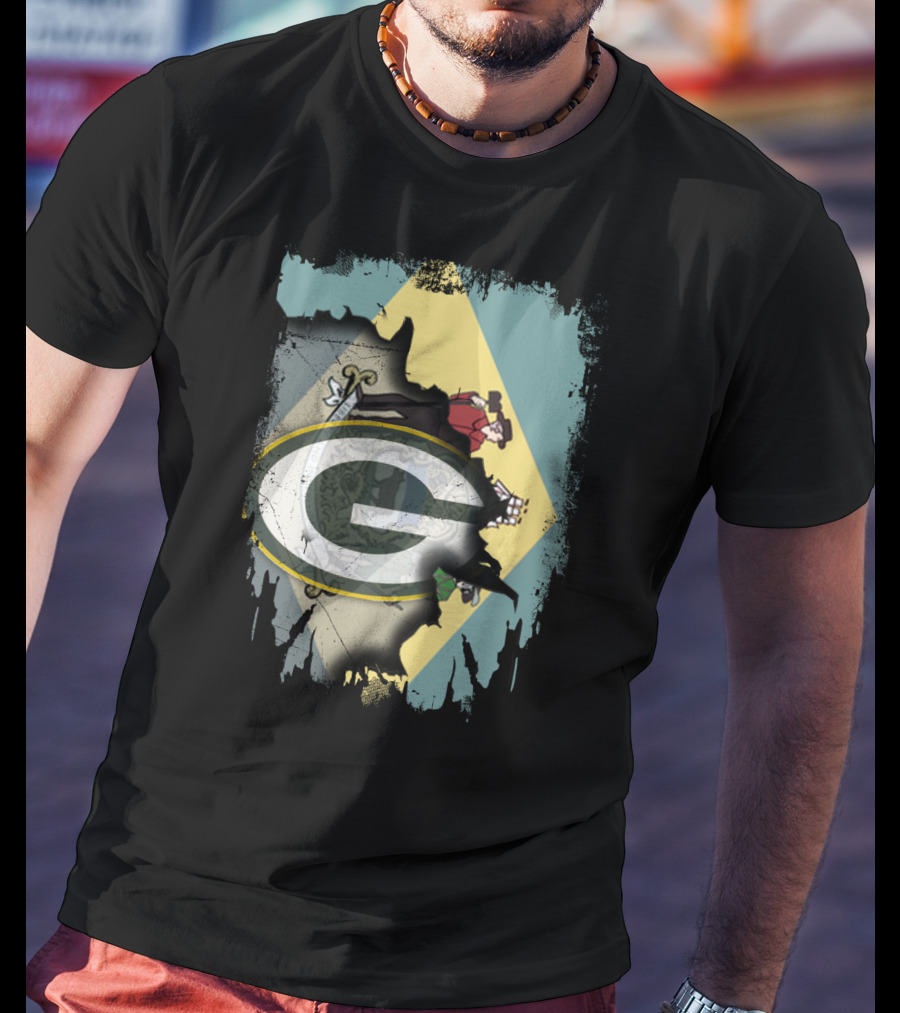Green Bay Packers Delaware Heritage Fusion T-Shirt