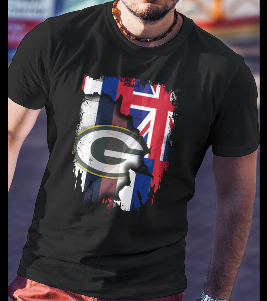 Together Hawaii With Packers G Logo Union Jack T-Shirt