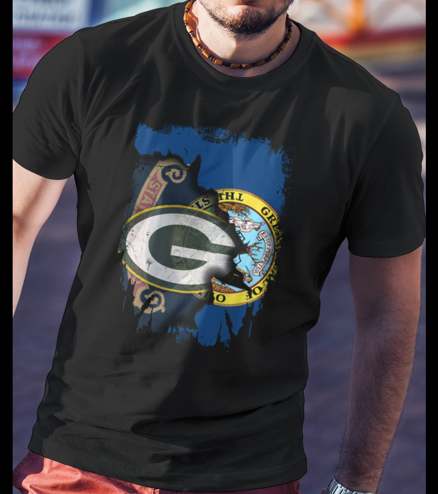 Together Idaho Green Bay Packers Fusion T-Shirt