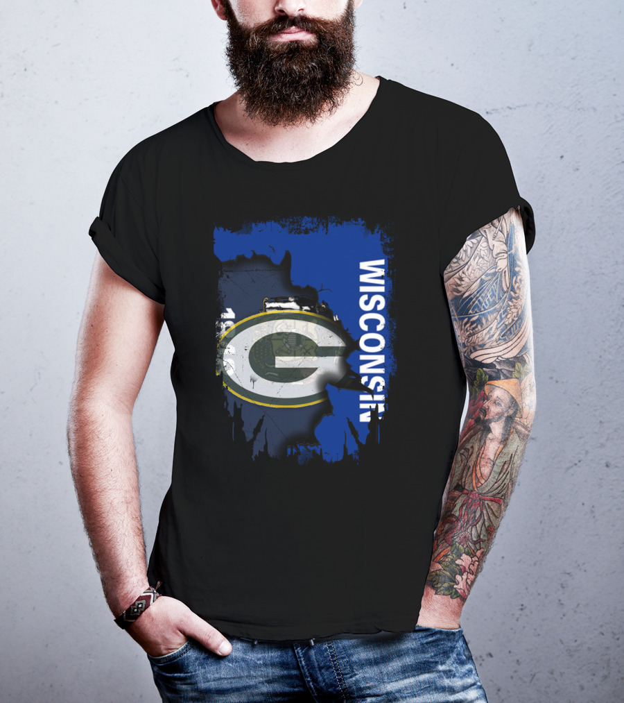 Wisconsin Green Bay Packers Together T-Shirt