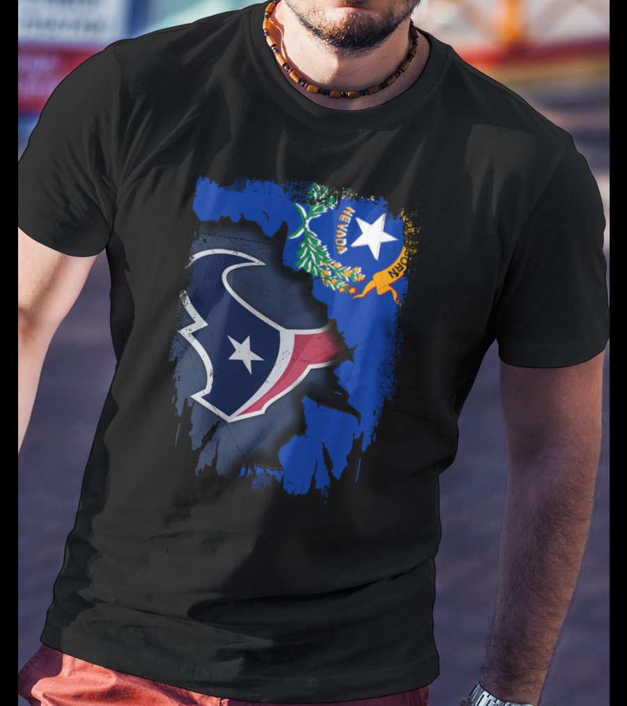 Nevada And Texans United NFL Spirit T-Shirt