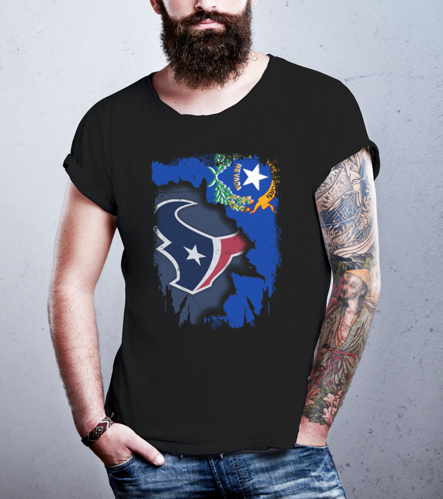 Nevada And Texans United NFL Spirit T-Shirt