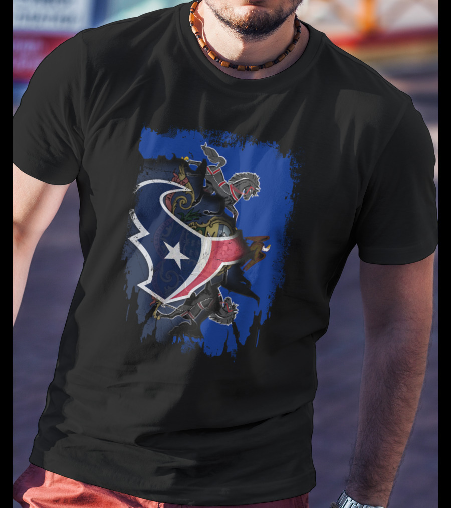 Pennsylvania And Texans United With Seal And Star T-Shirt