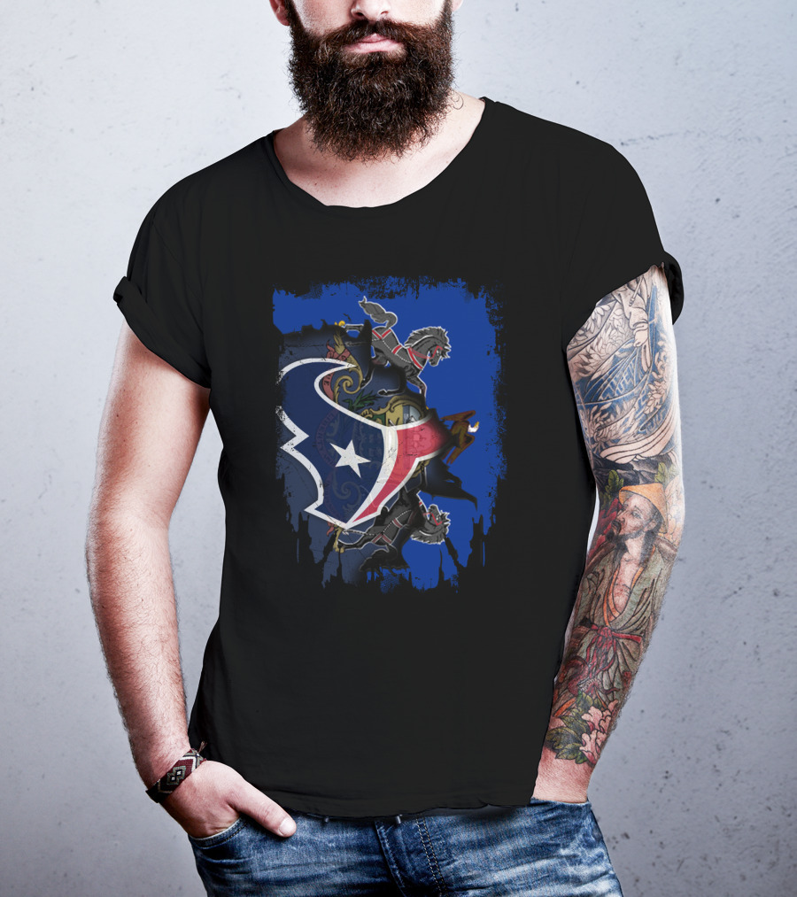 Pennsylvania And Texans United With Seal And Star T-Shirt
