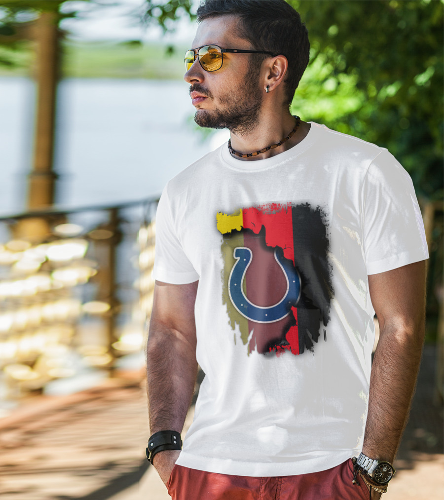 Germany Colors With Colts Horseshoe T-Shirt