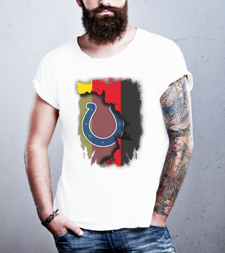 Germany Colors With Colts Horseshoe T-Shirt