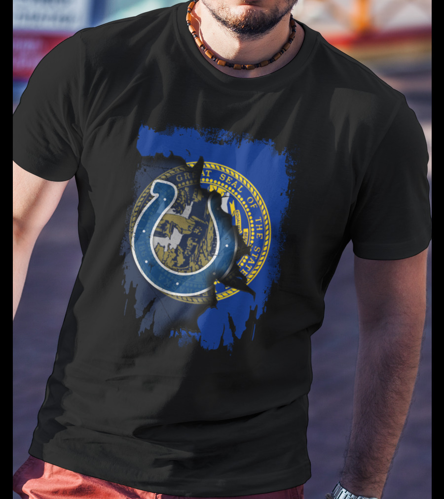 Together Nebraska State Seal With Colts T-Shirt