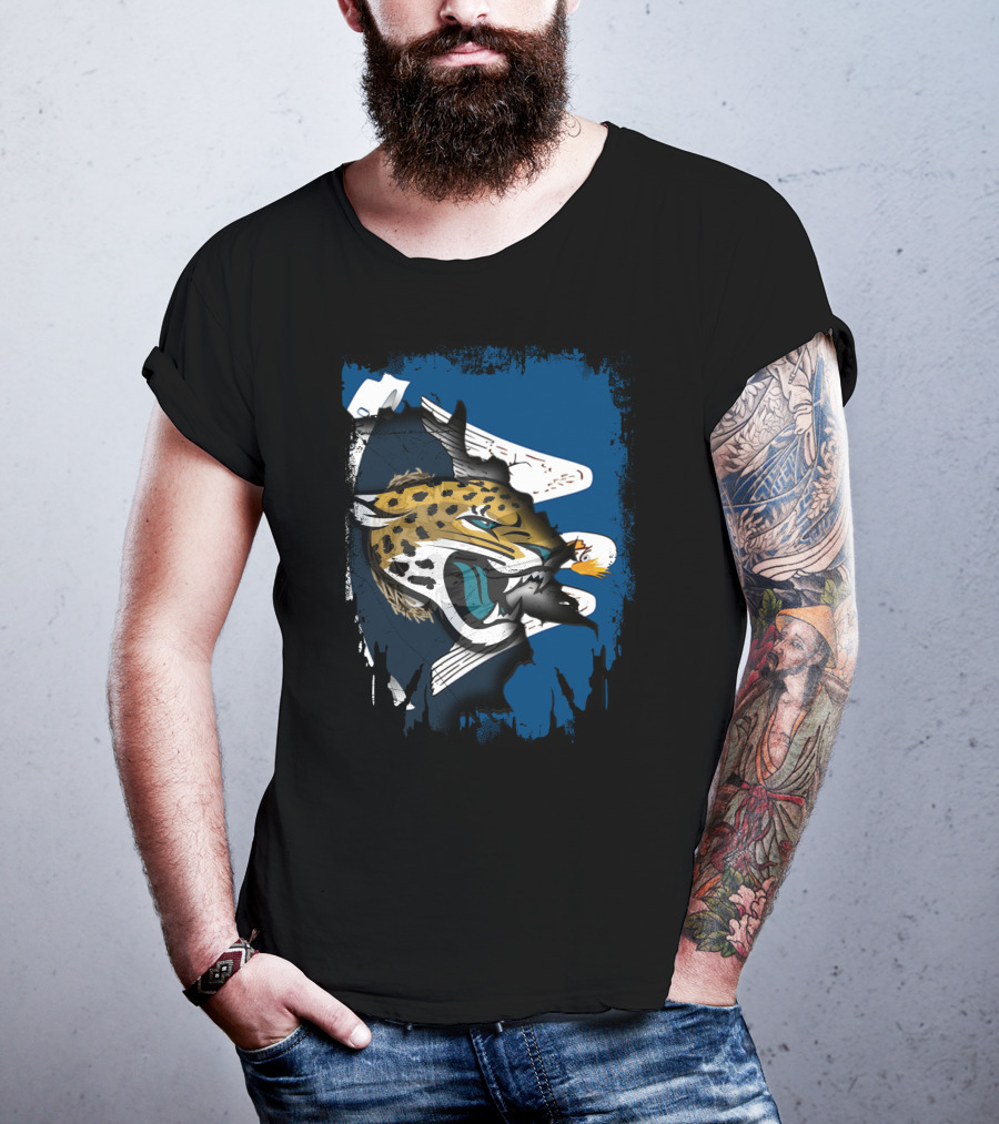 Together Louisiana Jaguars Eagle Fusion T-Shirt