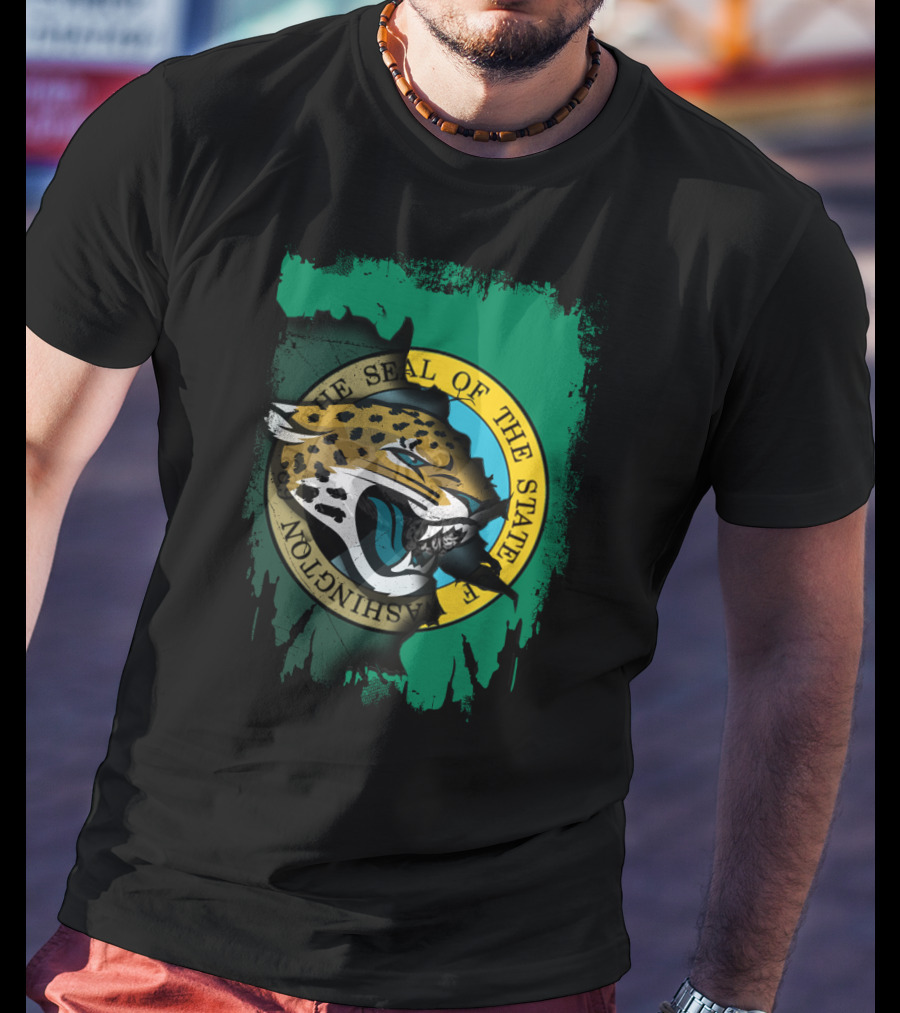 Together Washington State Seal With Jaguars T-Shirt