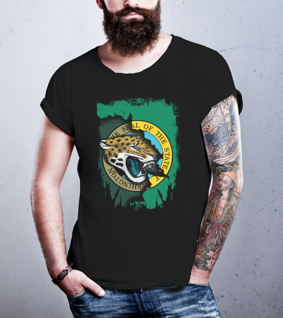 Together Washington State Seal With Jaguars T-Shirt