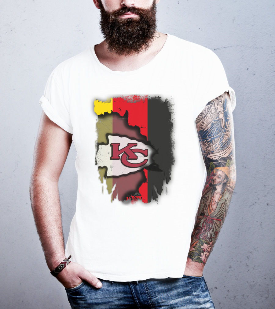 Germany Unity Kansas City Chiefs Flag Mashup T-Shirt