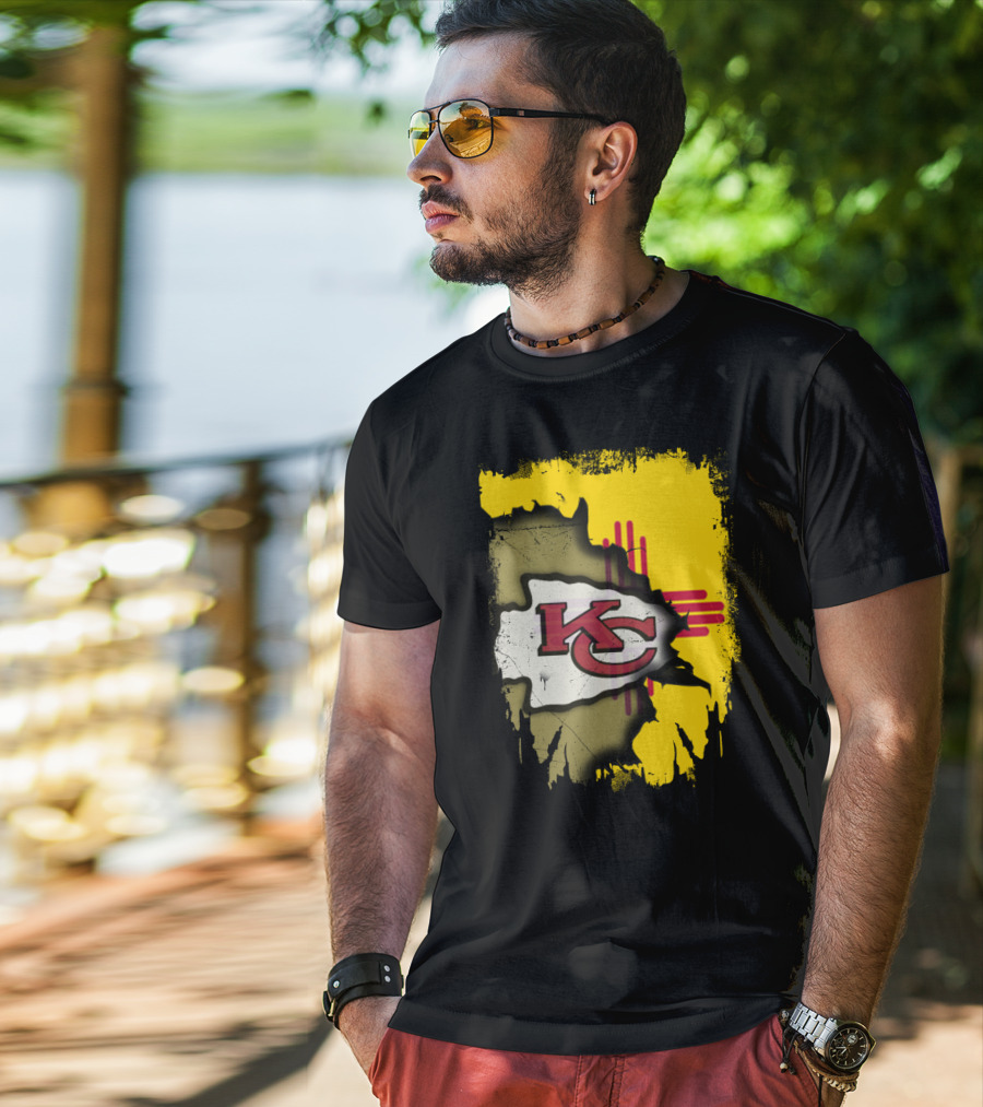 Kansas City Chiefs New Mexico Zia Symbol Together T-Shirt