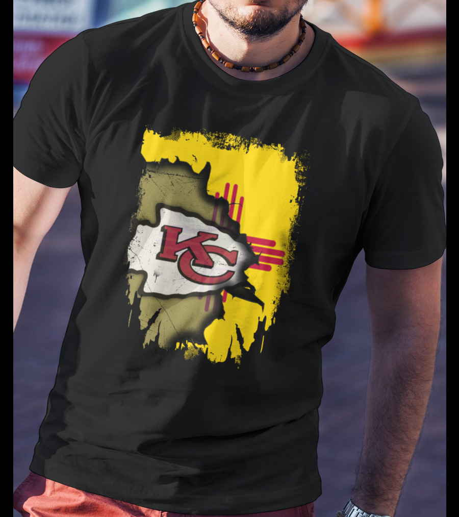 Kansas City Chiefs New Mexico Zia Symbol Together T-Shirt