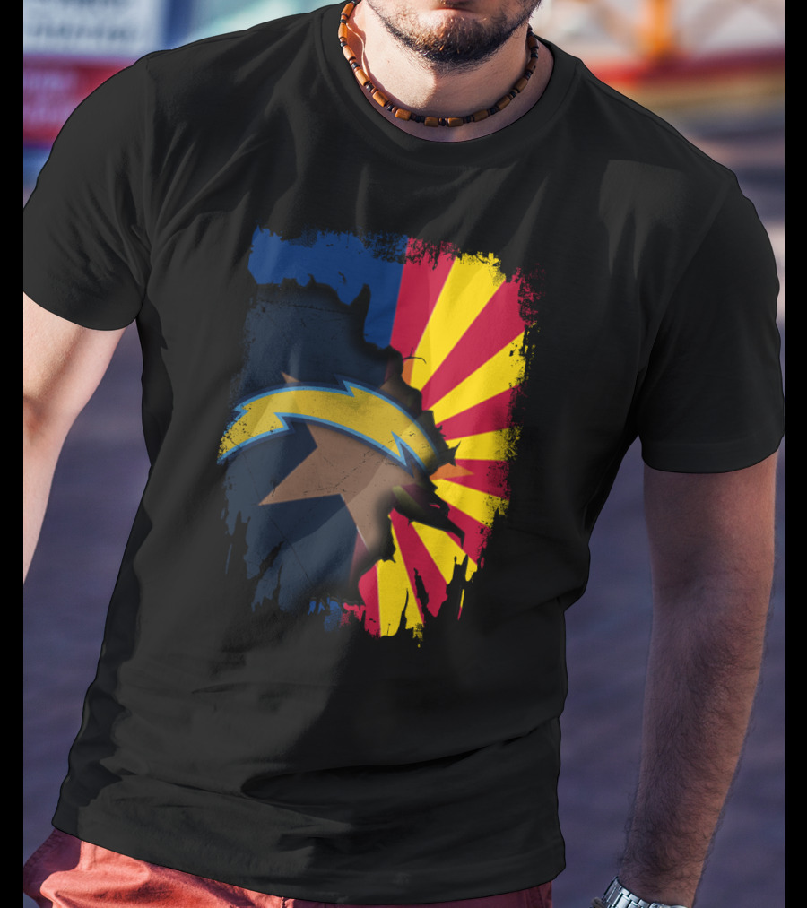 Arizona Los Angeles Chargers Unity Collaboration T-Shirt