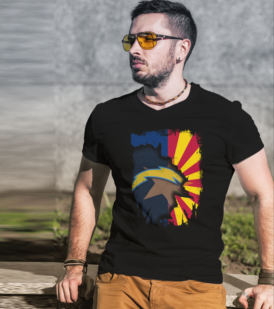 Arizona Los Angeles Chargers Unity Collaboration T-Shirt