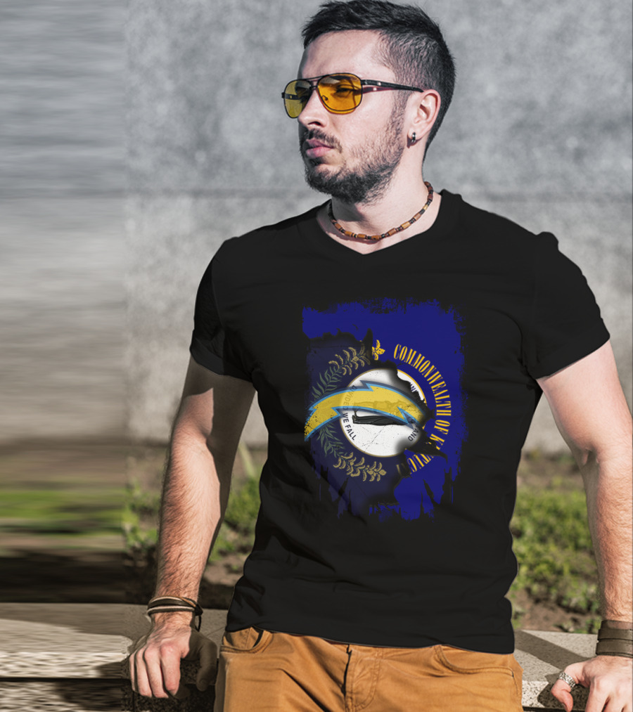 Commonwealth Of Kentucky Chargers United We Stand T-Shirt