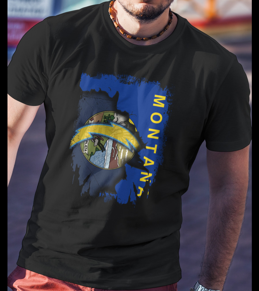 Montana Pride With Chargers Unity T-Shirt