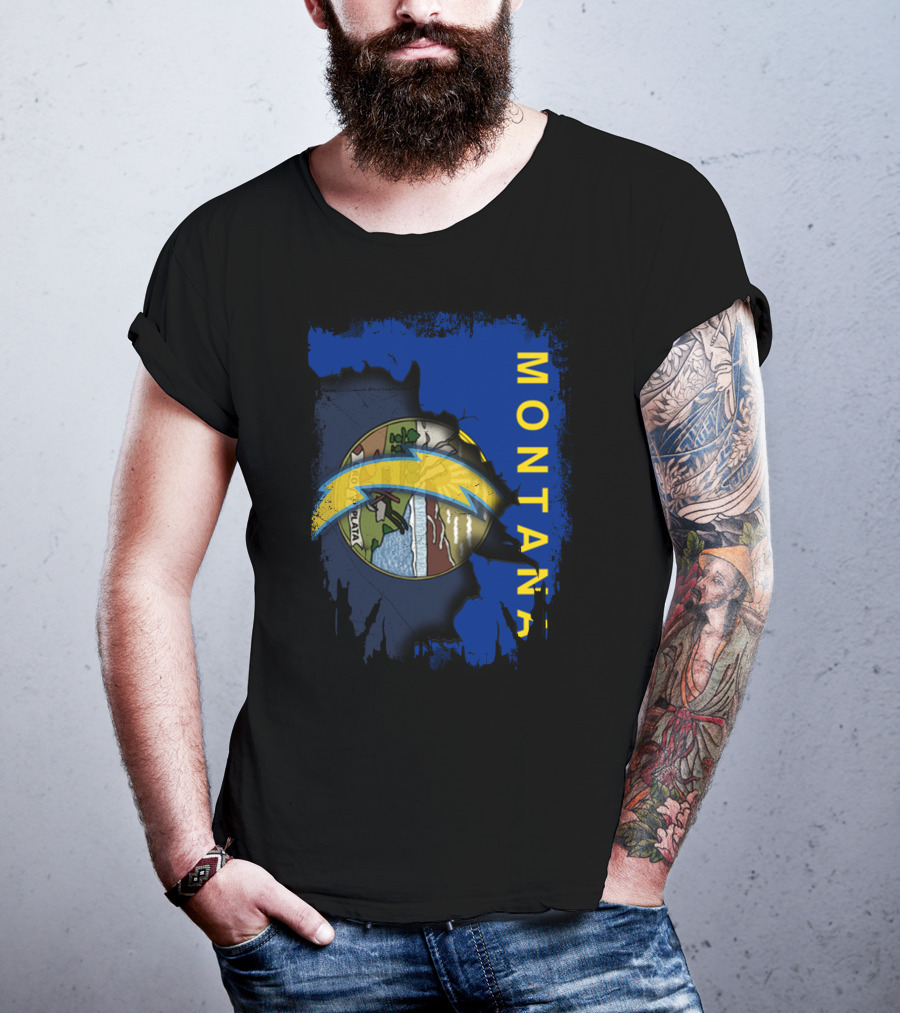 Montana Pride With Chargers Unity T-Shirt