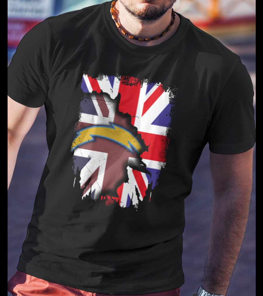 Together United Kingdom Flag With Chargers T-Shirt