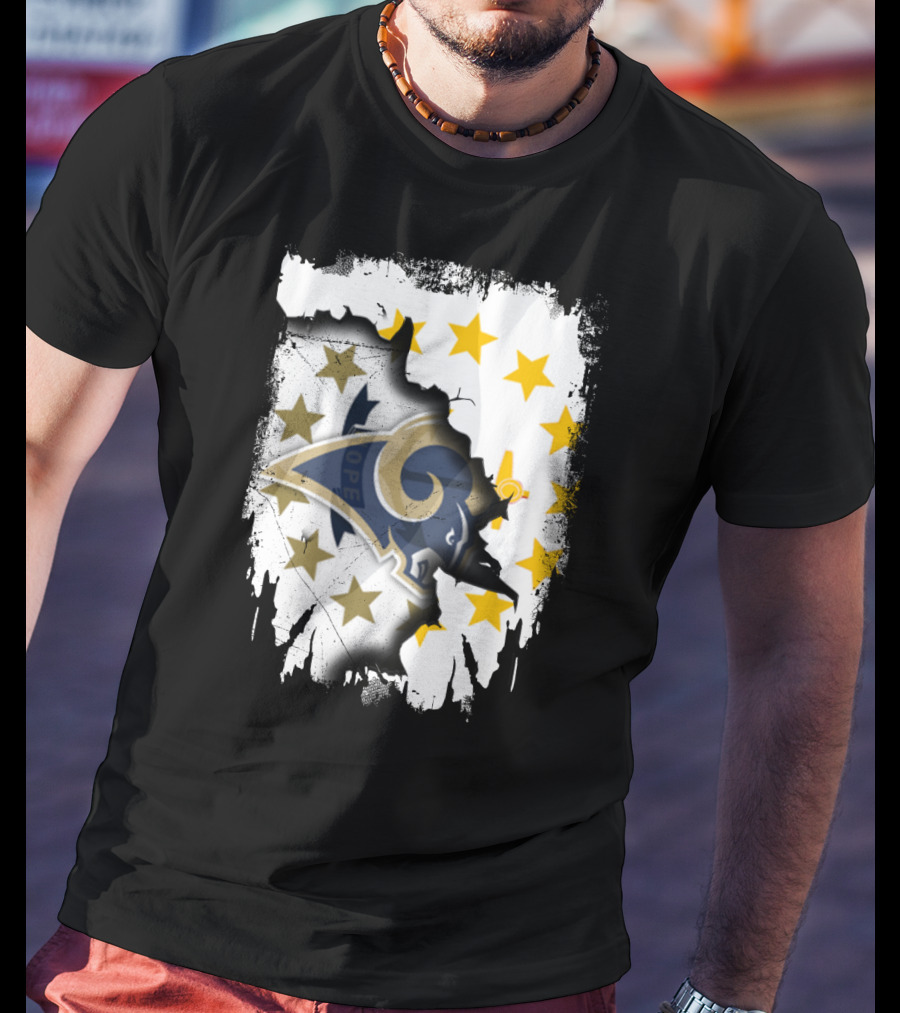 Together Rhode Island Rams Starburst Emblem T-Shirt