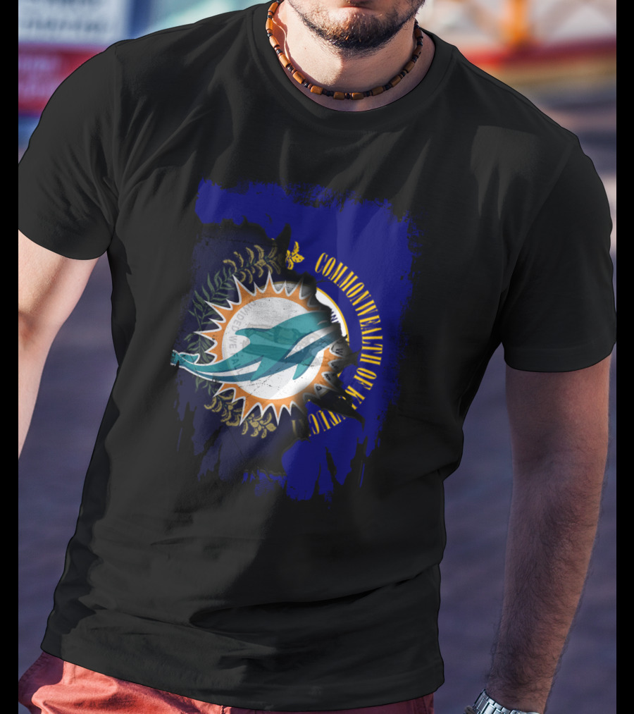 Commonwealth Of Kentucky Dolphins Mandate We All Fly T-Shirt