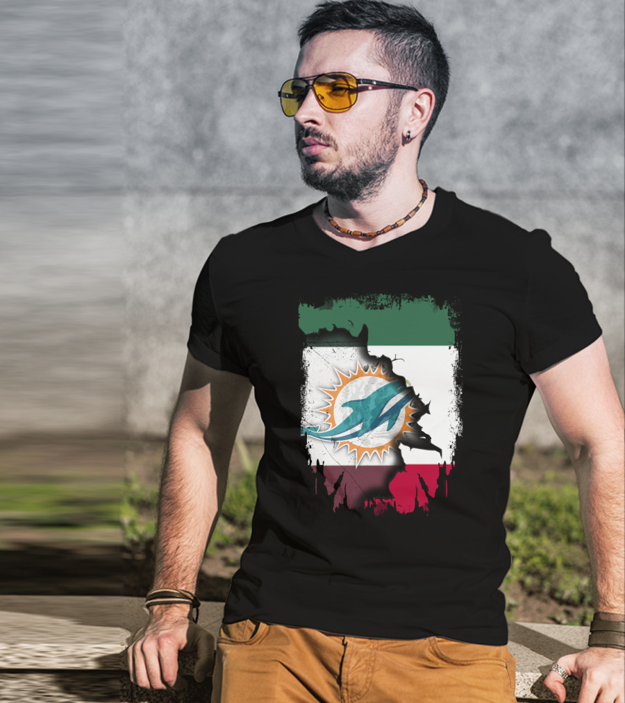 Mexico Dolphins Unity Emblem T-Shirt