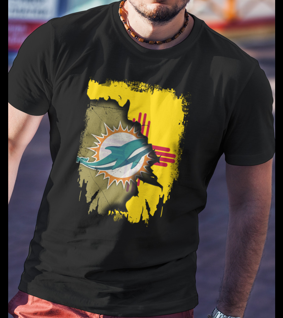 Together New Mexico Dolphins Miami Football Zia T-Shirt