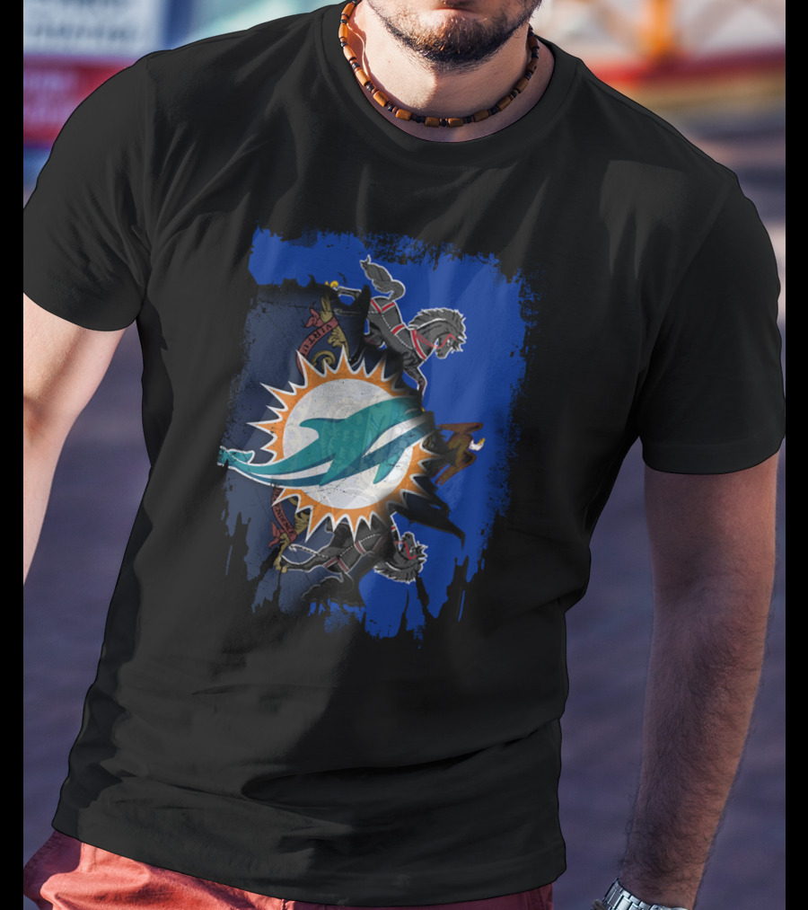 Pennsylvania Together With Dolphins And House Stark Direwolves T-Shirt