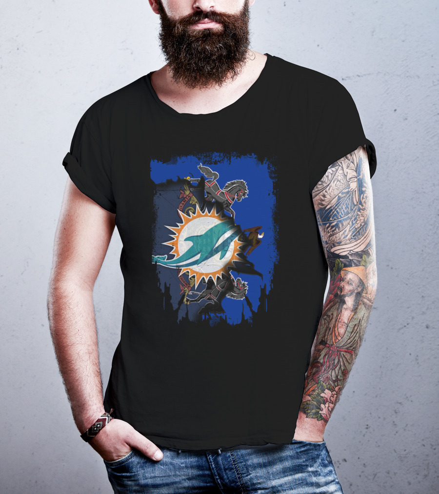 Pennsylvania Together With Dolphins And House Stark Direwolves T-Shirt