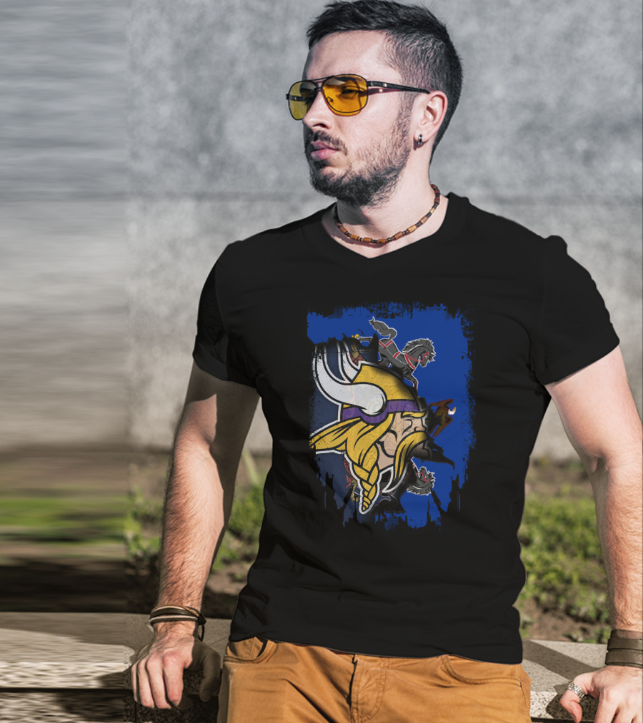 Together Pennsylvania Vikings Iconic Warrior And Dragon T-Shirt