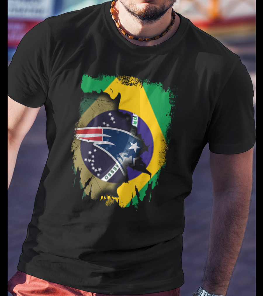 Together Brazil Patriots Flag Fusion T-Shirt