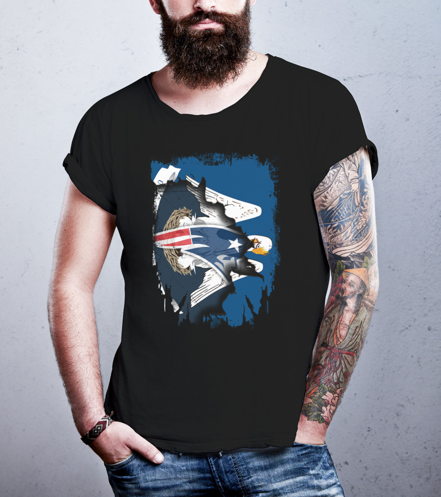 Together Louisiana With Patriots Eagle Fusion T-Shirt