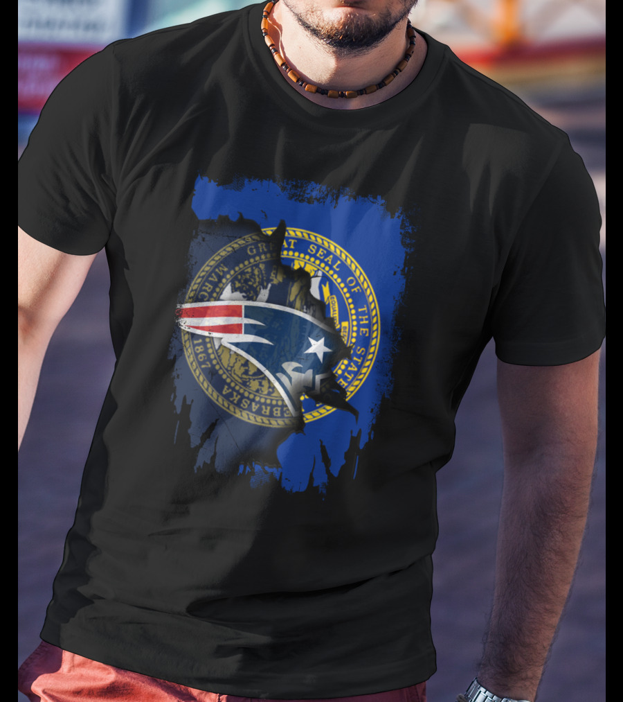 Nebraska State Seal Patriots Graphic Together T-Shirt