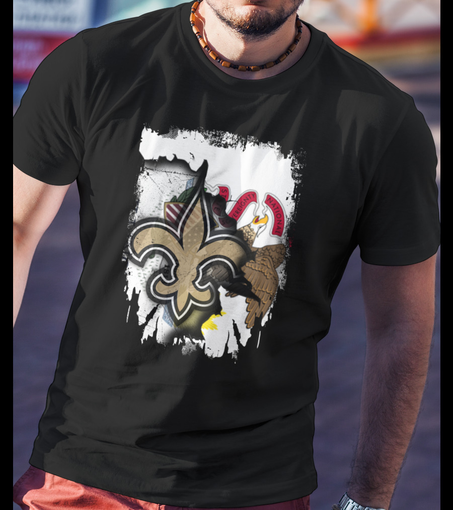 Illinois Together Fleur-de-Lis Saints T-Shirt
