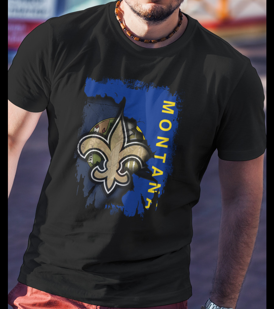 Montana Fleur-de-Lis Football Unity T-Shirt
