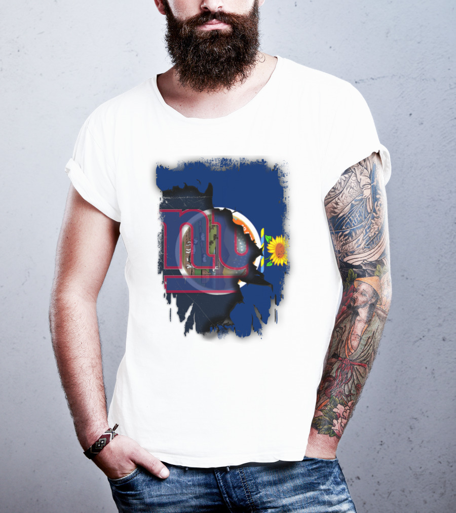 Kansas Sunflower And Giants Collaboration T-Shirt