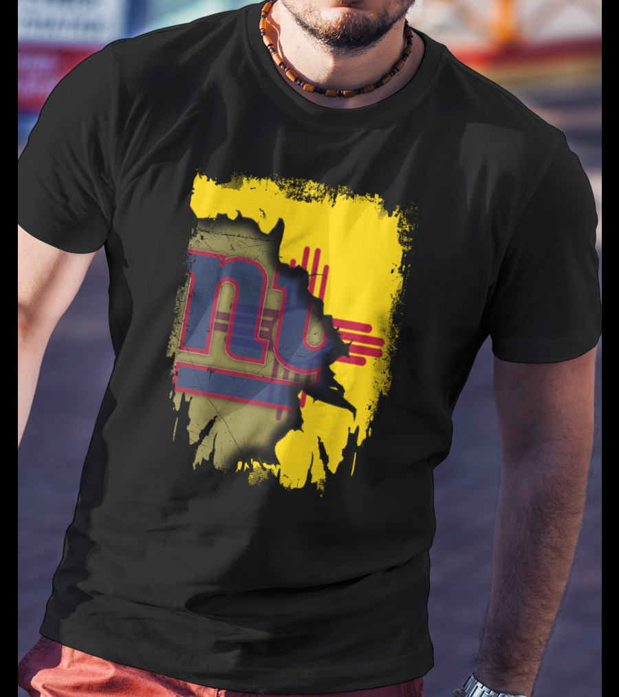 New Mexico Together With Giants Zia Symbol And Vintage NY Giants T-Shirt