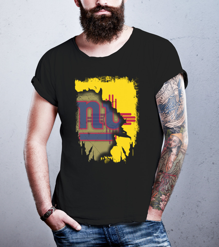New Mexico Together With Giants Zia Symbol And Vintage NY Giants T-Shirt