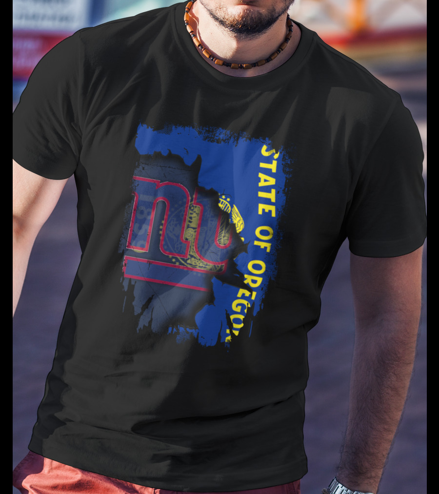 State Of Oregon Together With Giants T-Shirt