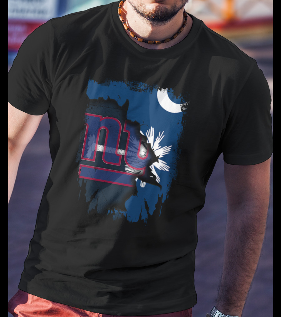 South Carolina Collaboration With New York Giants Pride T-Shirt