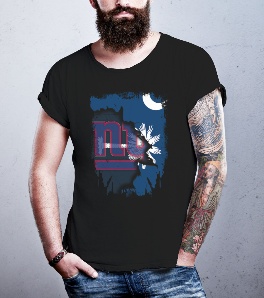 South Carolina Collaboration With New York Giants Pride T-Shirt