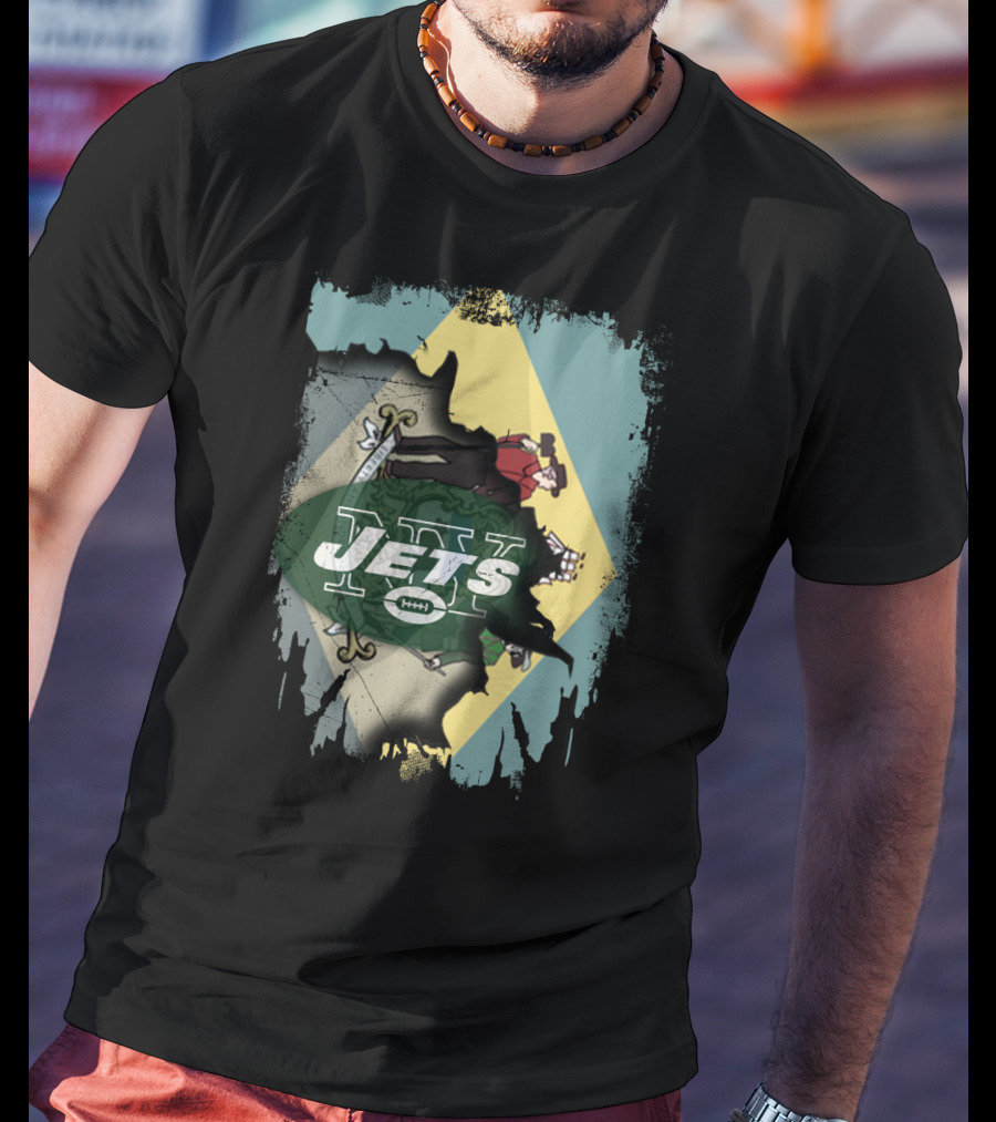 Delaware Jets Football Fusion T-Shirt