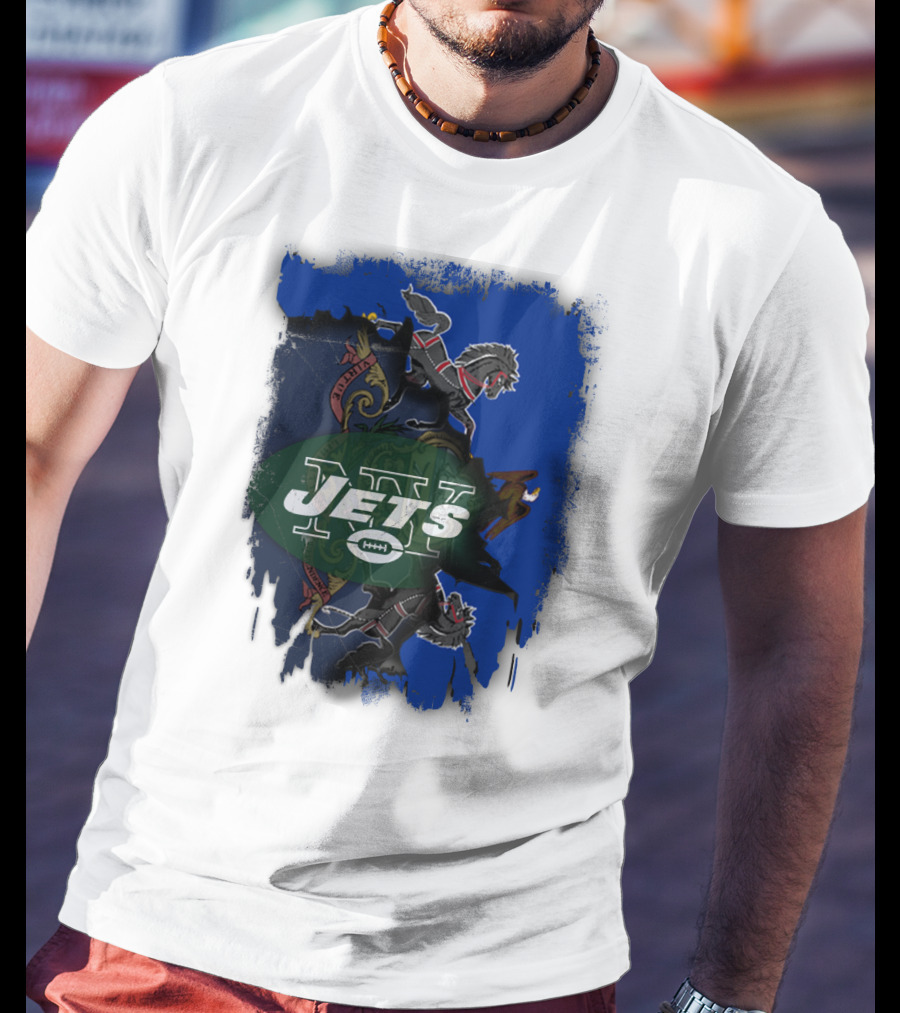 Jets Together Pennsylvania Crest Lions T-Shirt