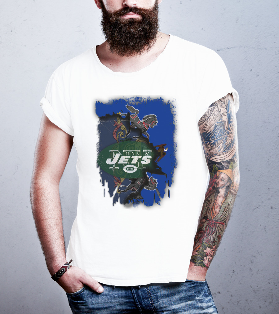 Jets Together Pennsylvania Crest Lions T-Shirt
