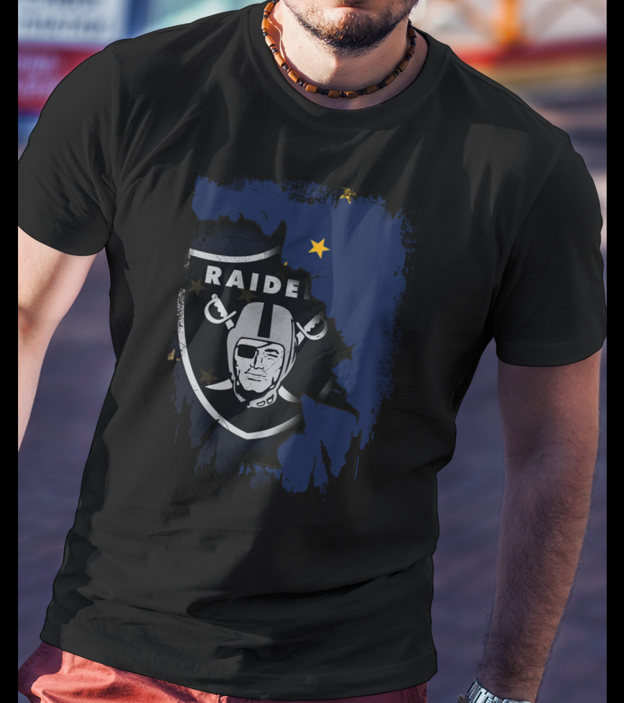 Together Alaska Raiders United With State Flag T-Shirt