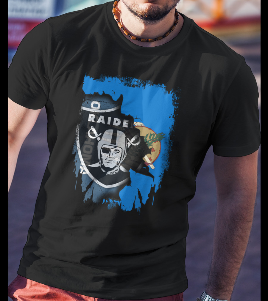 Oklahoma Raiders Together Flag Shield T-Shirt