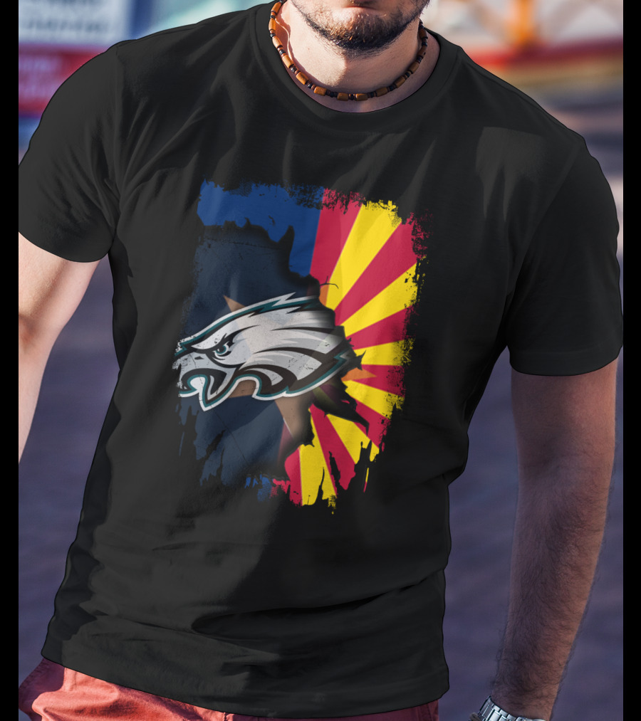 Arizona Eagles Unity Flag Emblem T-Shirt
