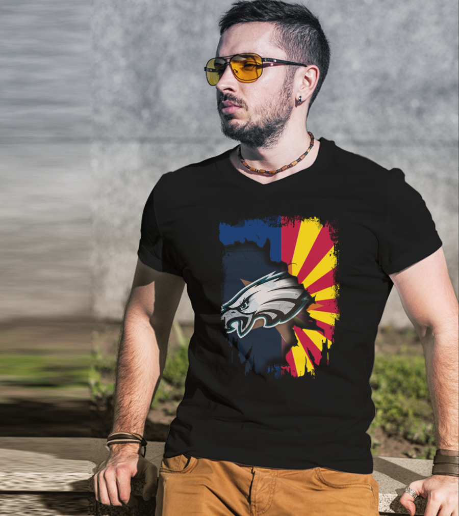 Arizona Eagles Unity Flag Emblem T-Shirt